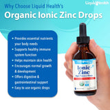 LIQUIDHEALTH Zinc ionique – pipette doseuse, utilisation facile.