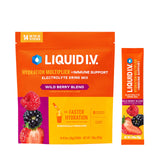 Liquid I.V. Hydration Multiplier en boîte, pratique pour hydratation rapide en déplacement