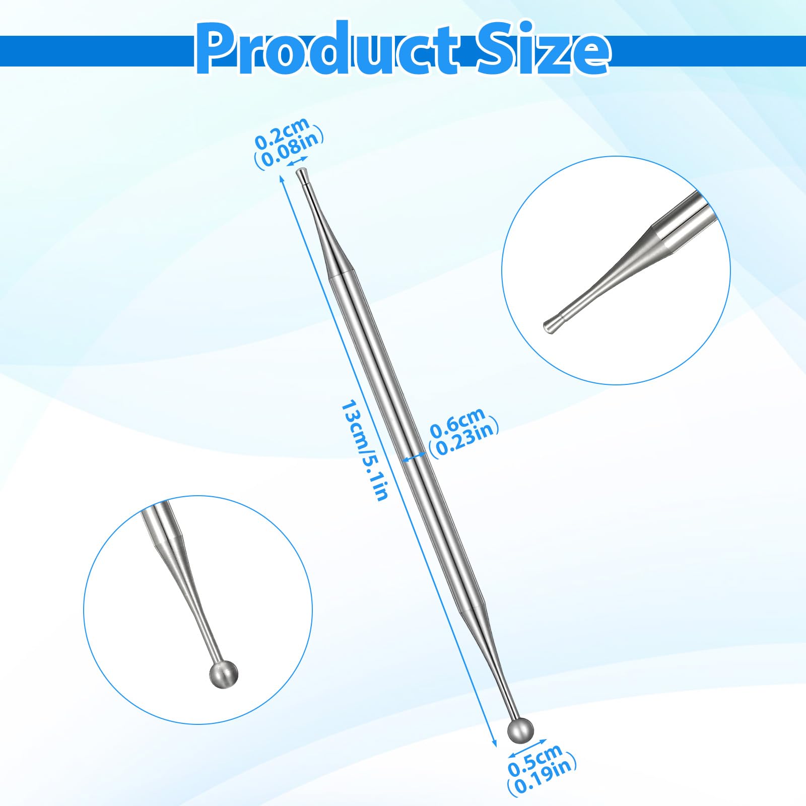 LIQWEI stylo acupuncture avec poignée ergonomique pour gestes précis.