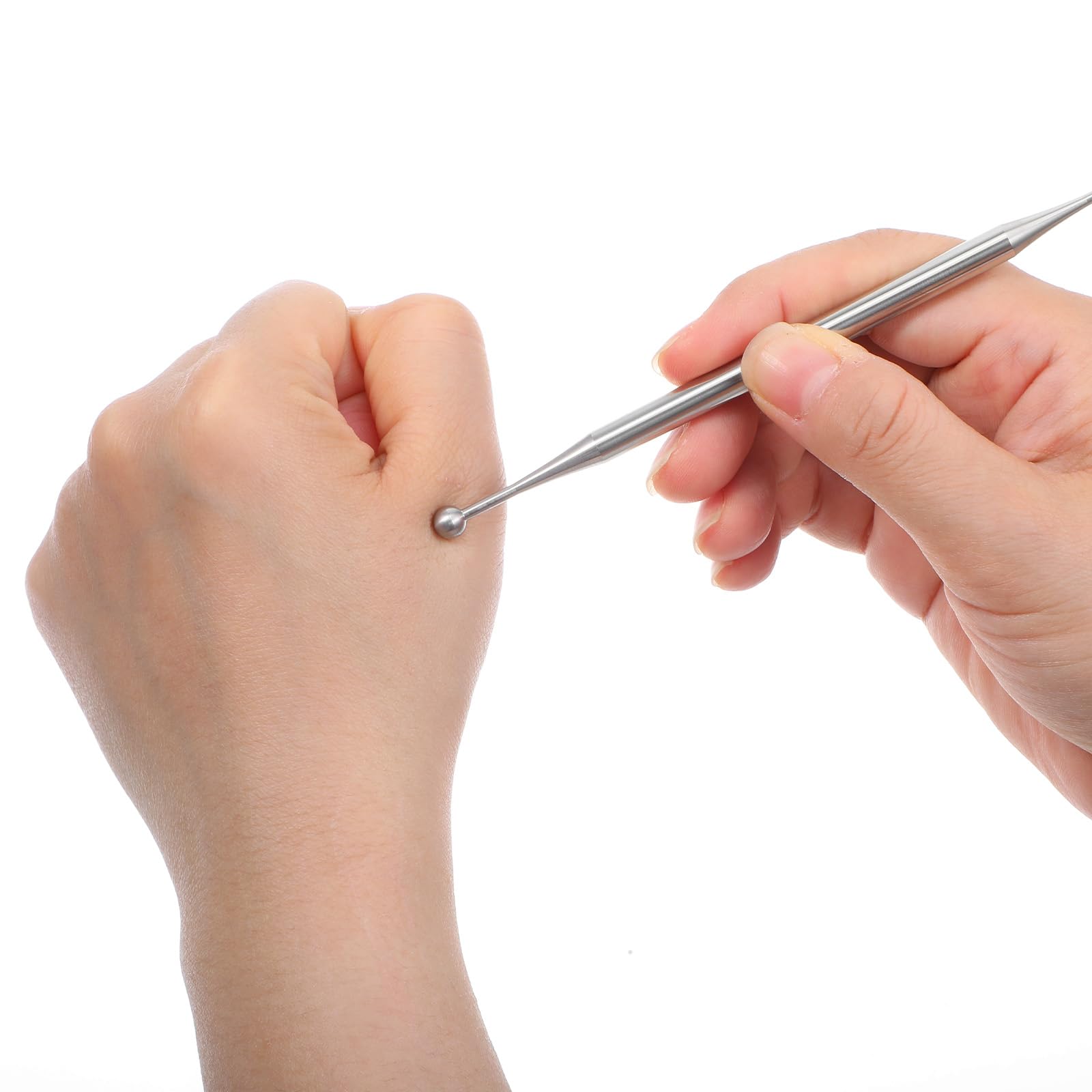 LIQWEI stylo d'acupuncture avec tête petite pour zones sensibles et précision.