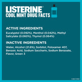 Listerine Cool Mint – Emballage voyage, rangement compact.