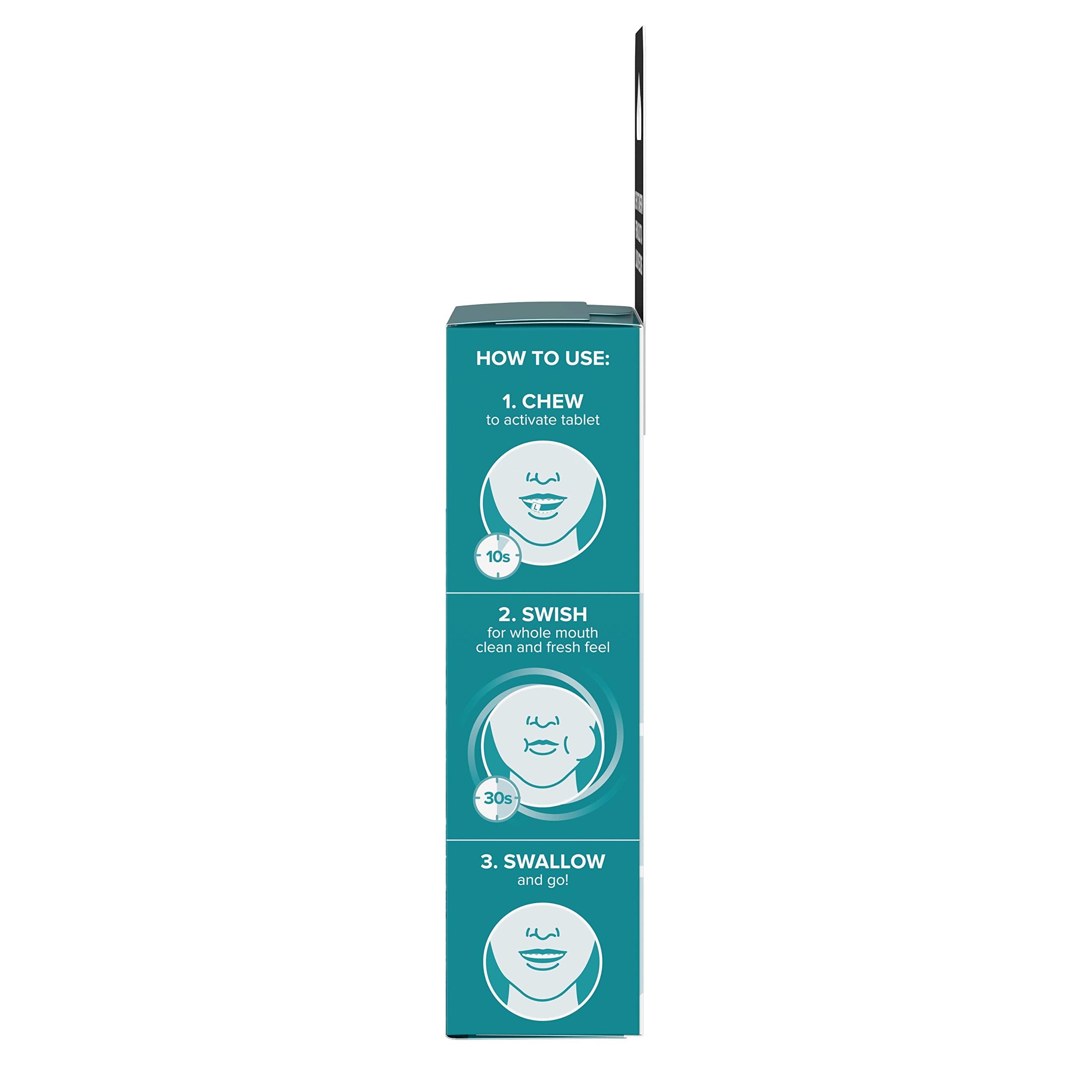 Ready Tabs Listerine sans sucre et sans alcool, choix pratique en déplacement.