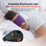 LitBear masque anti-lumiere pour cote dormeur bloque la lumiere