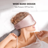 LitBear masque soie 22 momme design adapté nez pour couverture visage.