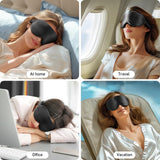 LitBear masque-sommeil-design-inclinaison-15-degres réduit pression sur les tempes.