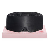 LitBear masque sommeil en soie 22 momme adaptable au visage pour un confort nocturne.