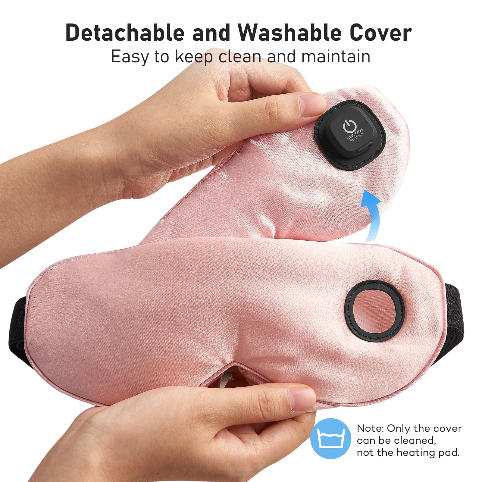 LitBear masque yeux chauffant offre trois températures personnalisables pour votre confort.