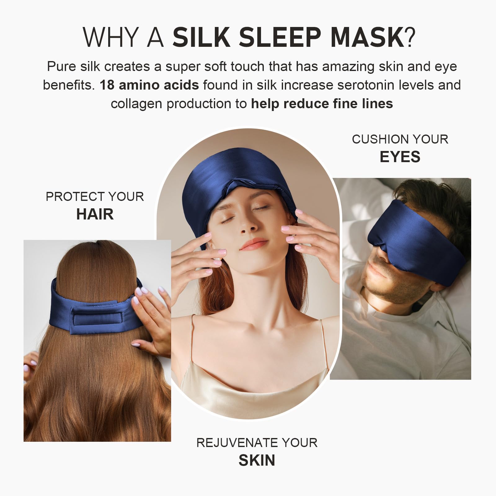 Doublure intérieure respirante du masque LitBear pour plus de fraîcheur
