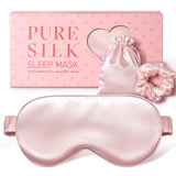 LitBear masque yeux en soie Mulberry 22 Momme, douceur et occultation.