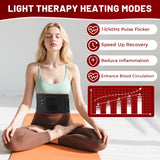 LITDUCK ceinture thérapie lumineuse avec diodes-proches 660nm et 850nm, chaleur douce.