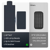 Grand tapis Litduck 40x16,5 pouces pour une séance immersive.