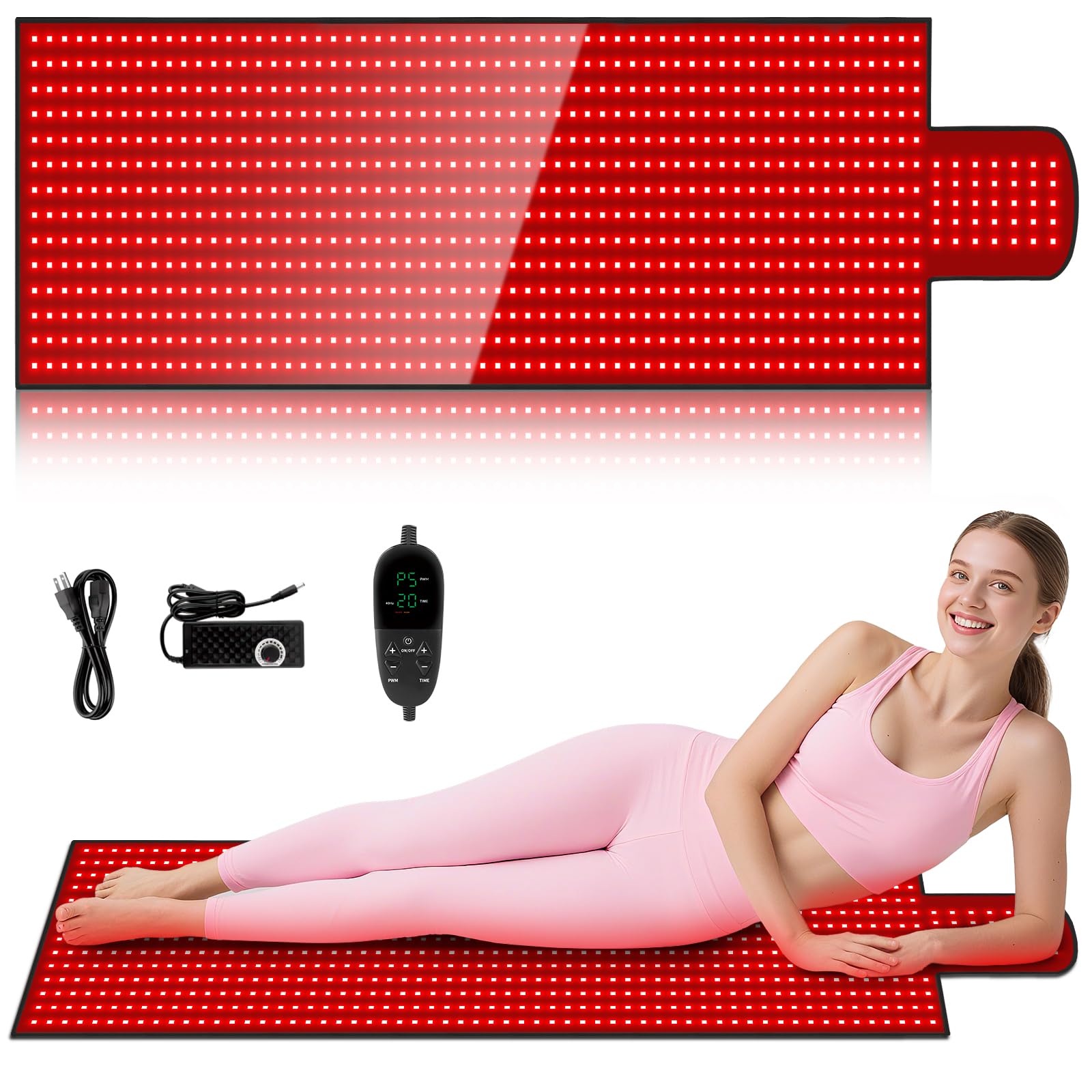 Le tapis LITDUCK offre une couverture corporelle complète pour la relaxation à domicile.