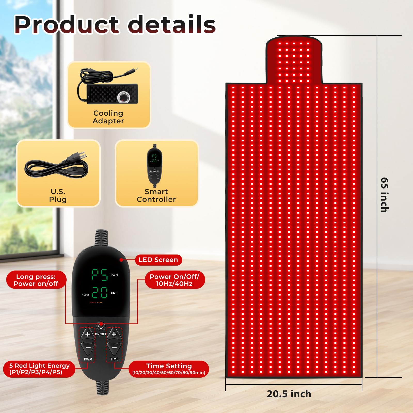 Tapis LITDUCK avec cuir premium pour une expérience spa à domicile.