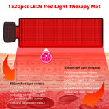Litecare: tapis lumière rouge corps entier, couverture complète pour un confort à domicile.
