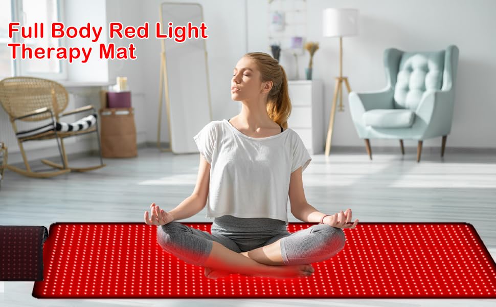 Litecare: tapis lumière rouge pieds et chevilles, confort ciblé et circulation améliorée.