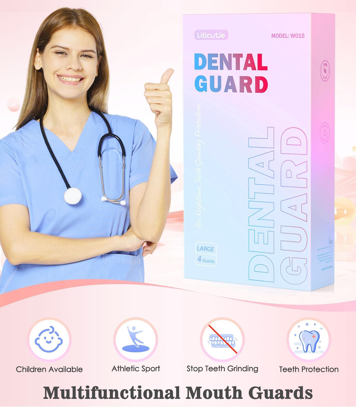 Litlcutie ajustement-personnalise-dent permet une adaptation sur mesure.