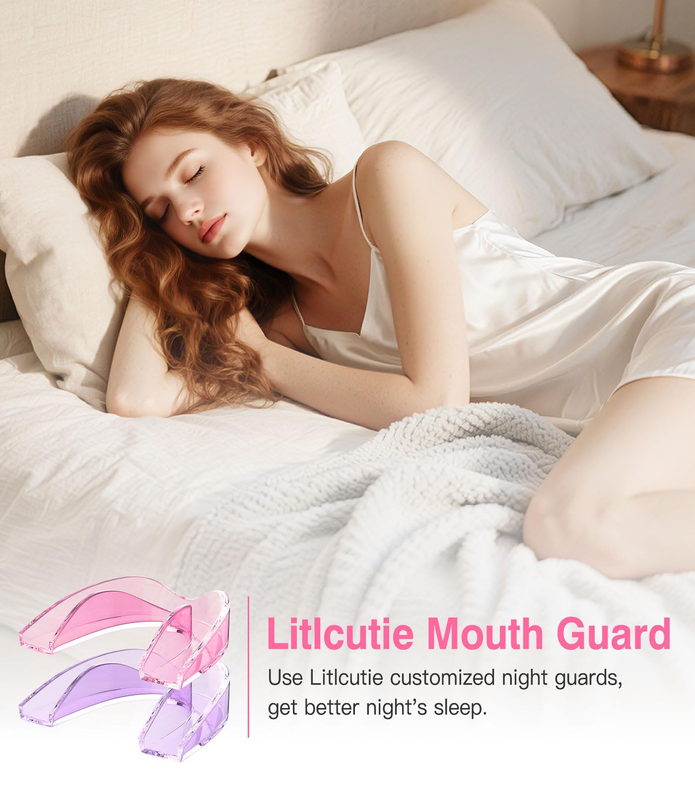 Litlcutie ensemble complet: 4 gardes-dents et boîte avec instructions.