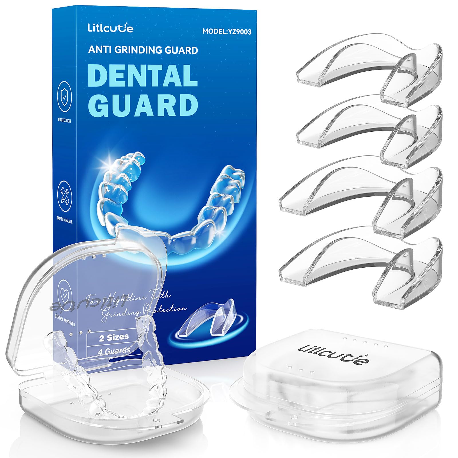 Litlcutie etui ventilé pour gouttière nocturne, protège et sèche lors des déplacements