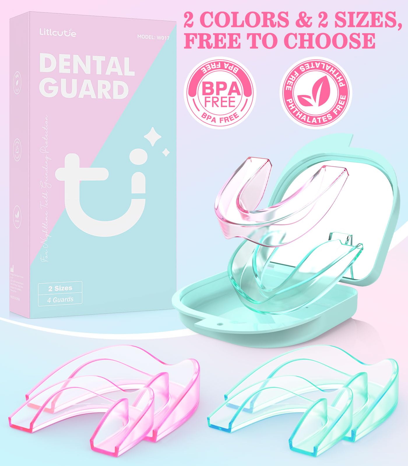 Litlcutie garde dentaire EVA qualite alimentaire assure douceur et securite.