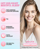 Litlcutie garde dentaire rose pâle offre confort nocturne et stabilité.