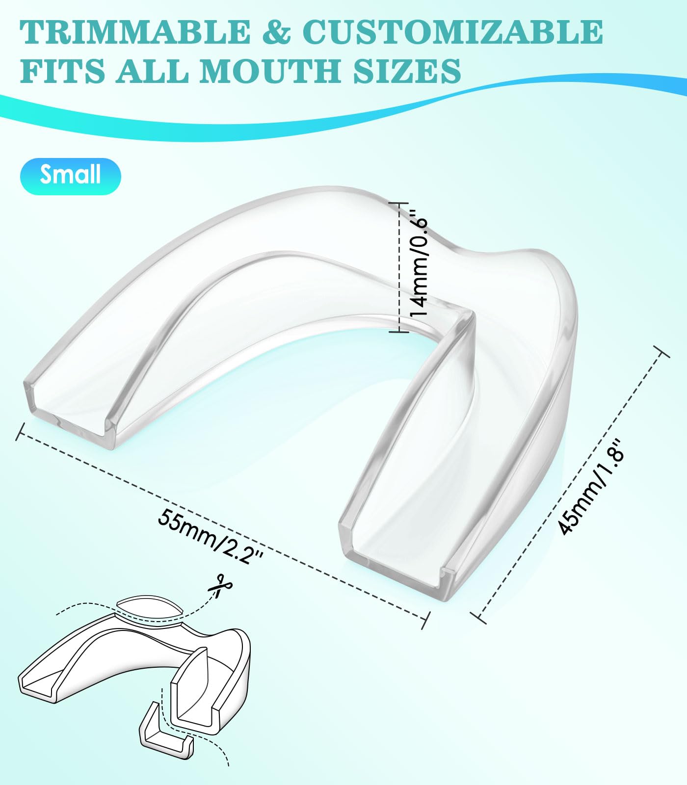 Litlcutie gouttière ajustable pouvant être coupée pour un ajustement personnalisé.