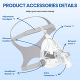 Litstone TMS Coussin silicone - douceur et étanchéité durable pour nuits reposantes.