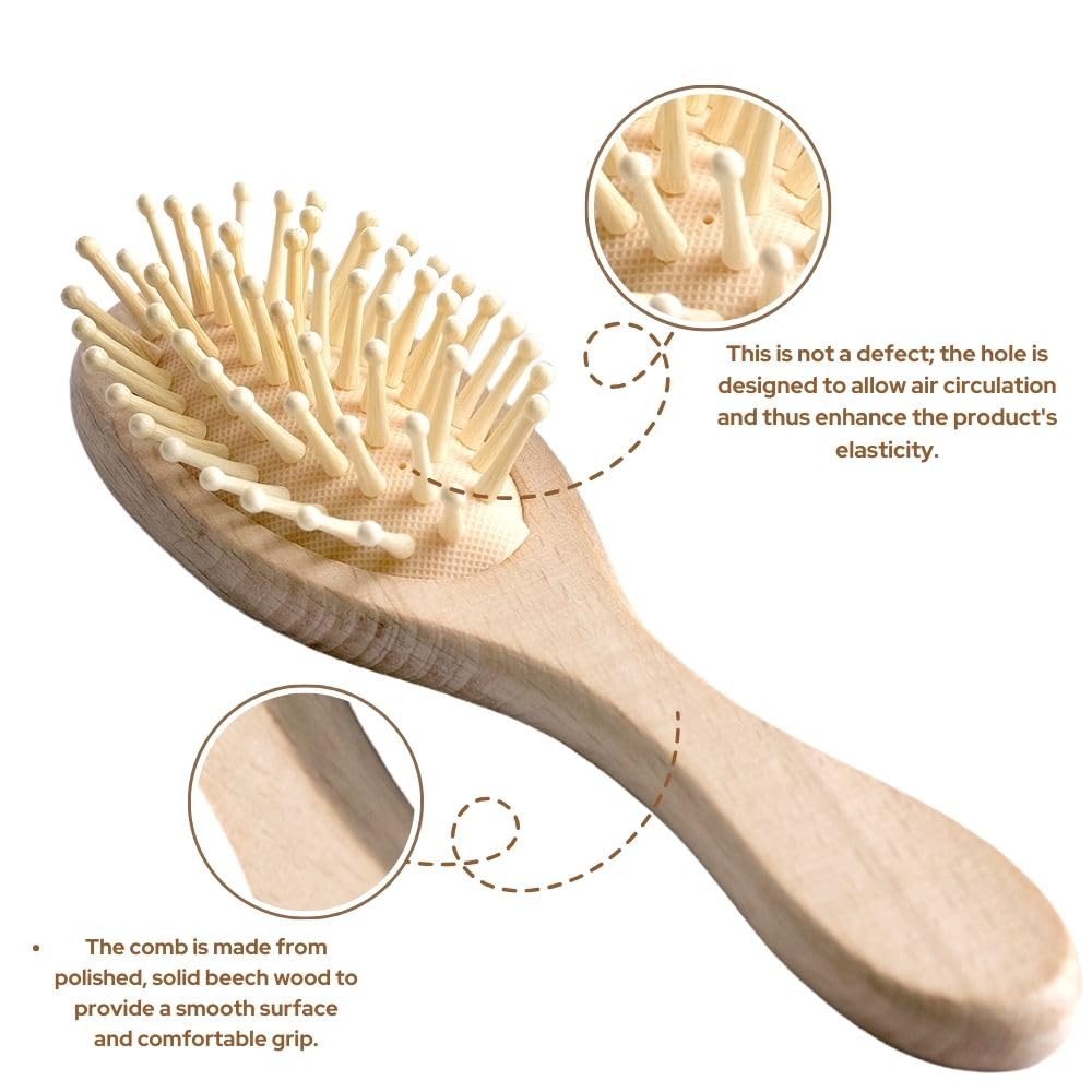 Little Dedi ensemble brosses bébé, solution tout-en-un pour cheveux.