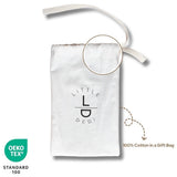 Little Dedi pochette coton bébé, rangement pratique et élégant.