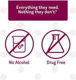 Little Remedies etiquette-sans-alcool, étiquette clairement visible et rassurante.