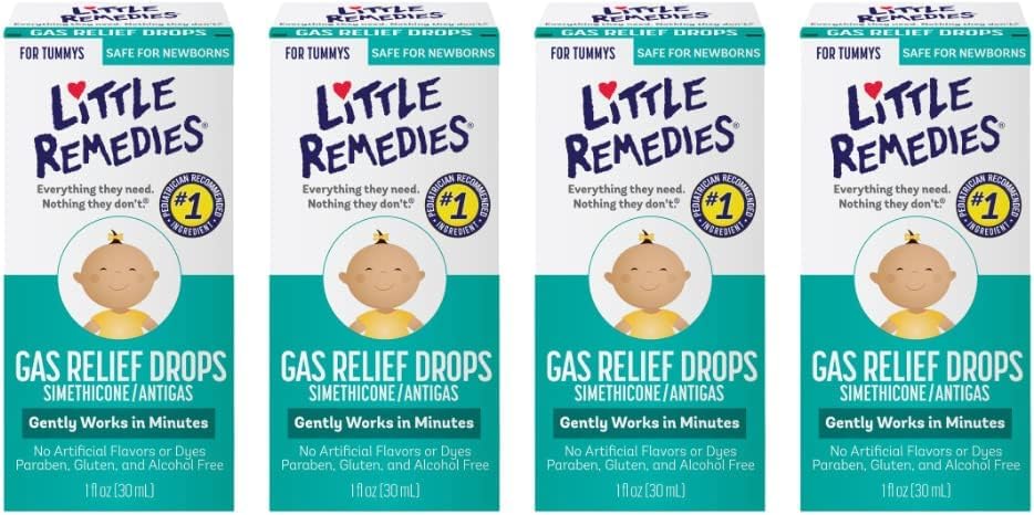 Little Remedies Gas Relief Drops flacon gouttes pour soulager les gaz chez le nourrisson.