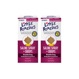 Little Remedies nez pulvérisateur-saline-1fl-oz, flacon clairement visible et humidifiant les voies nasales.