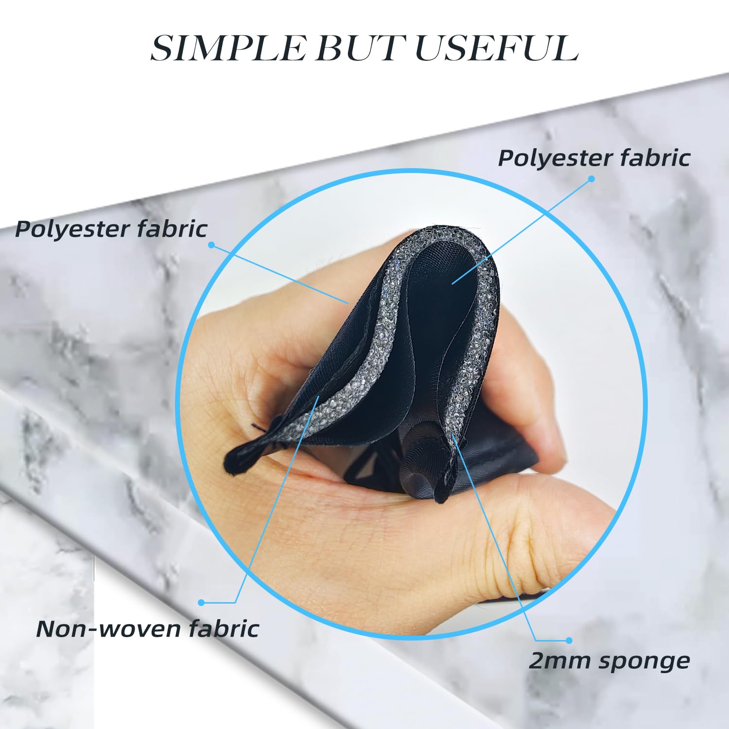 Masque Liubeili en polyester doux bloque lumière