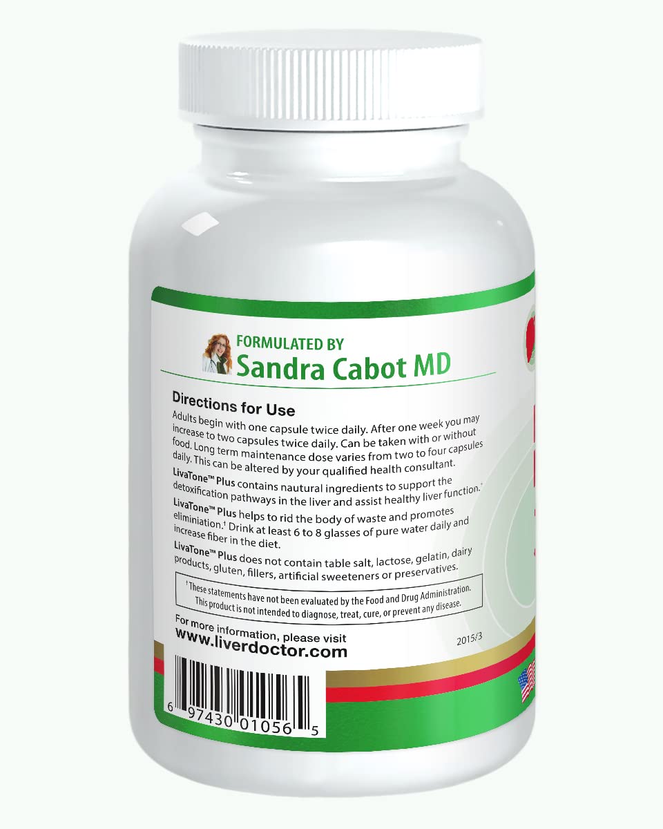 Livatone Plus – capsules detox foie avec extrait chardon Marie.