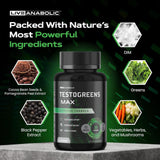 Live Anabolic TestoGreens Max boîte ouverte, présentation propre