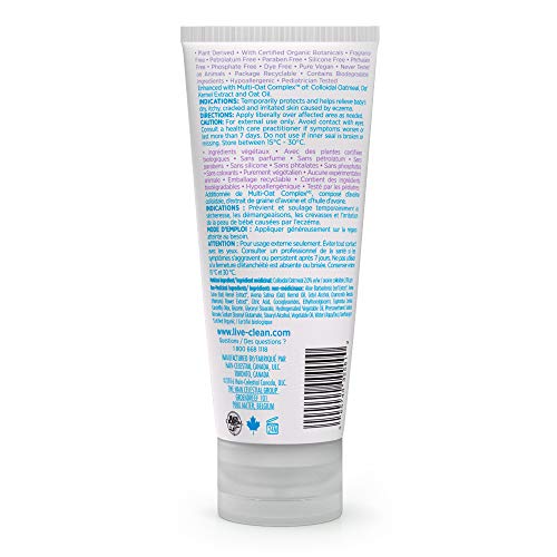 Tube Live Clean eczéma 170 ml, application facile et pratique.