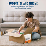 Live Conscious B12 emballage écoresponsable et recyclable.