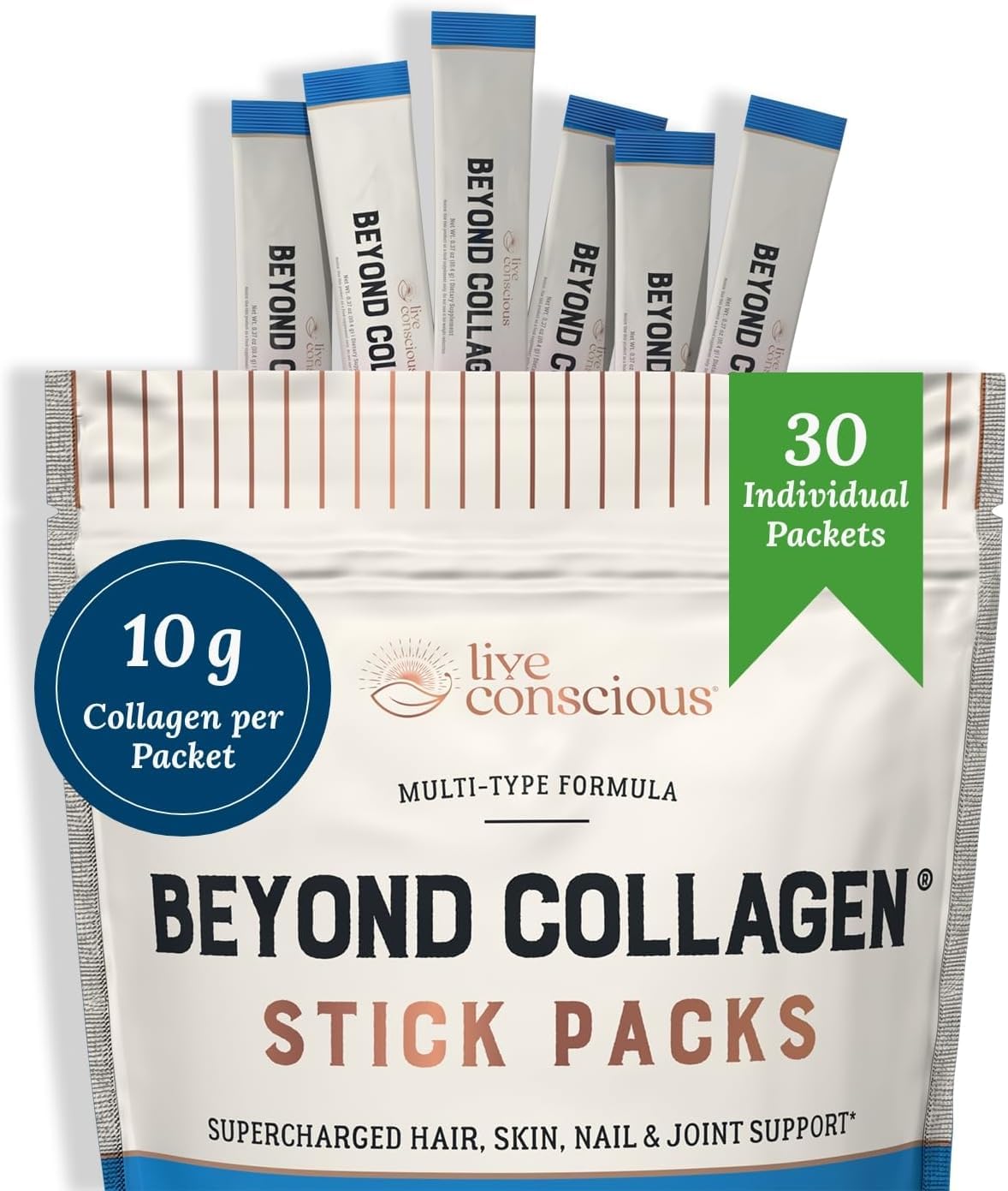 Emballage Beyond Collagen avec 30 sachets pratiques