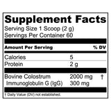 Live Conscious Colostrum Poudre-sachet-usage: format pratique pour déplacements et utilisation.