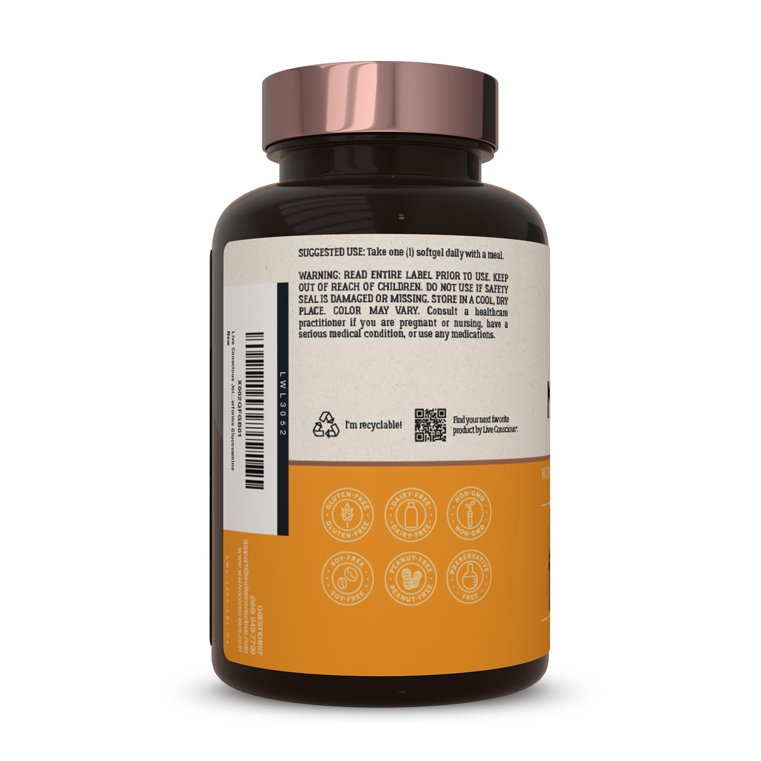 MoveWell Plus Live Conscious astaxanthine naturelle pour énergie et récupération.