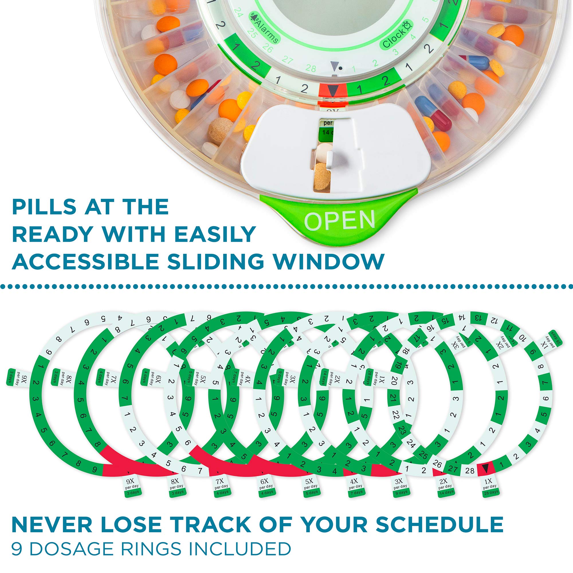 Live Fine anneaux-dosage-interchangeables-9 permet différentes configurations pour les traitements variés.