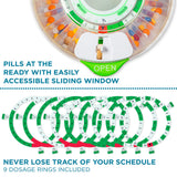 Live Fine anneaux-dosage-interchangeables-9 permet différentes configurations pour les traitements variés.