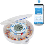 Live Fine distributeur pilules wifi avec couvercle transparent améliore la sécurité et le contrôle.