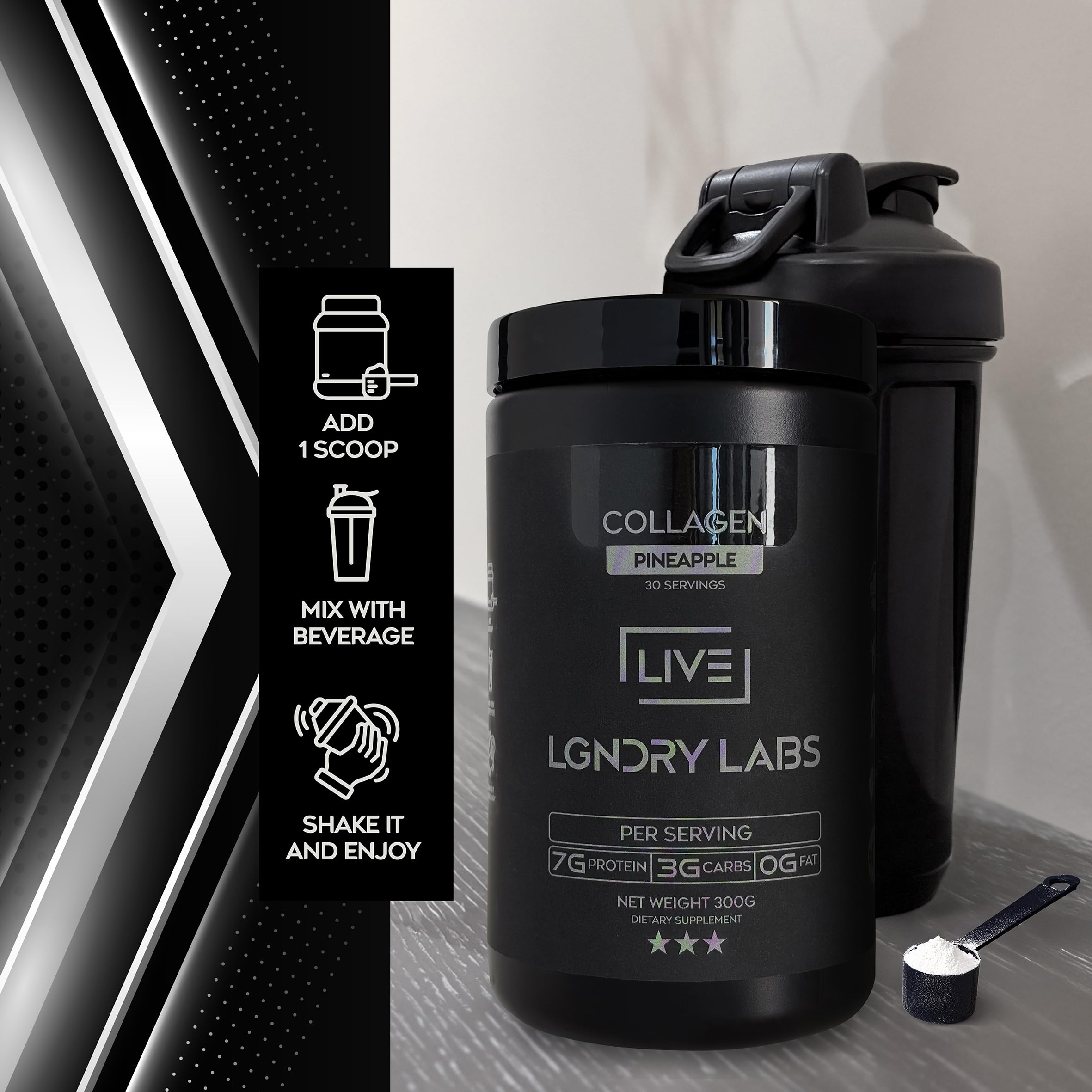 LIVE LGNDRY LABS Arôme Ananas frais – goût agréable