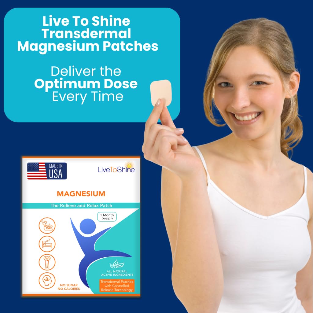 Absorption supérieure du magnésium Live To Shine pour une efficacité transdermique.