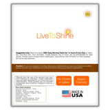 Confort des articulations avec Live To Shine patch, utilisation flexible.
