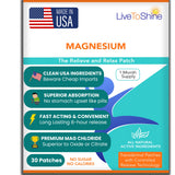 Patch Live To Shine pour le sommeil et relaxation musculaire après l'exercice.
