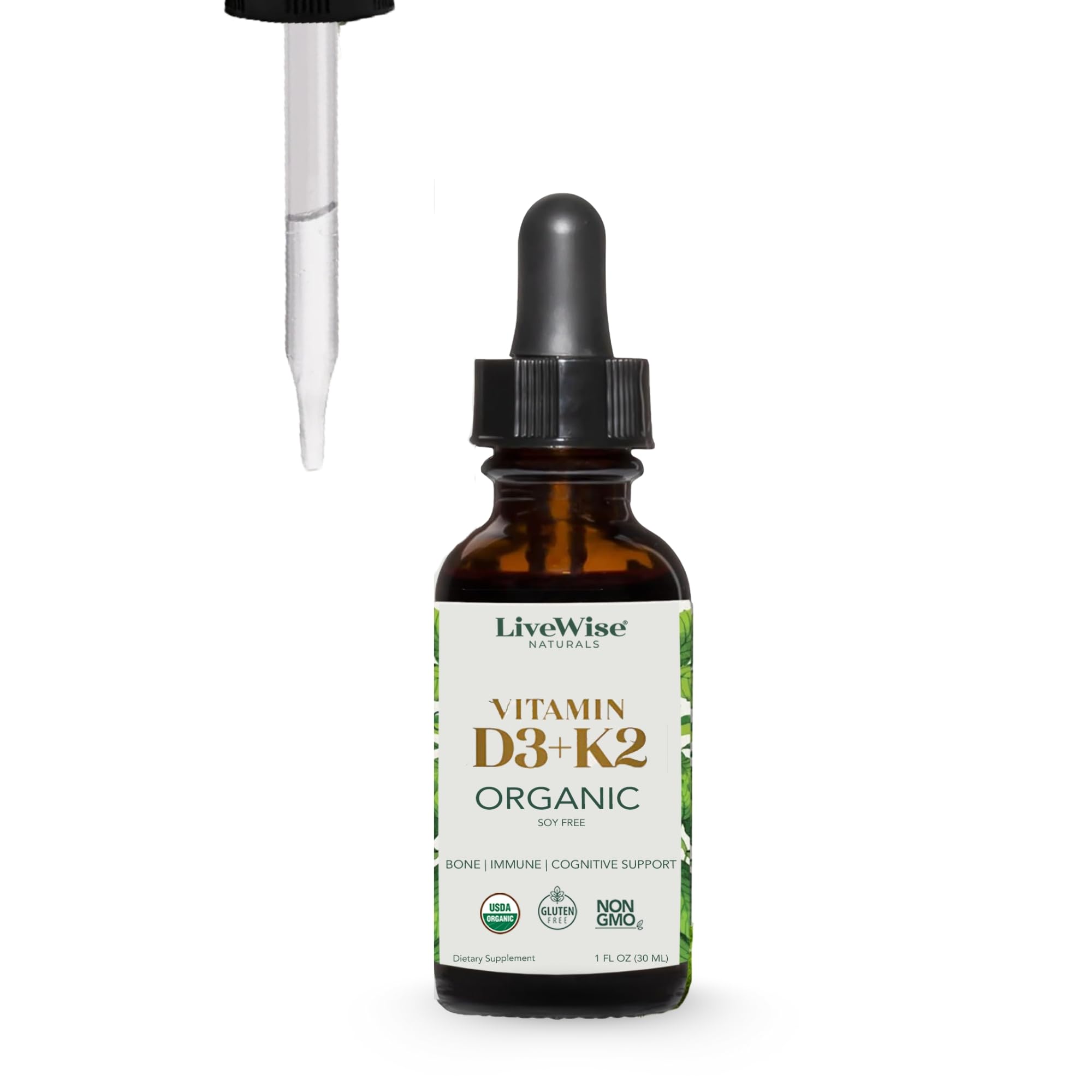 Sécurité et traçabilité assurées par Live Wise Naturals D3+K2.