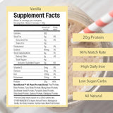 NutriMatch vanille – doseur précis pour des portions de 20 g.