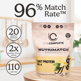 Service dégustation – parfait pour smoothies post-entraînement NutriMatch vanille.
