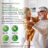 LIVEGIS Softgels coco, absorption améliorée pour la santé générale.
